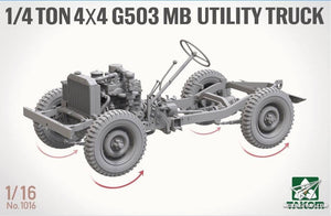 Takom 1016 1/4 ton 4×4 G503 MB Utility Truck (Jeep Willys) 1/16 – image 3