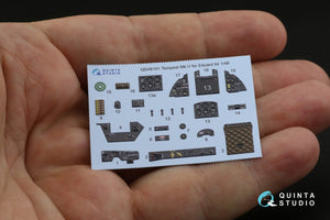 Quinta Studio QD48191 Tempest Mk.V 3D-Printed &amp;amp; colored Interior on decal paper (Eduard) 1/48 – image 7
