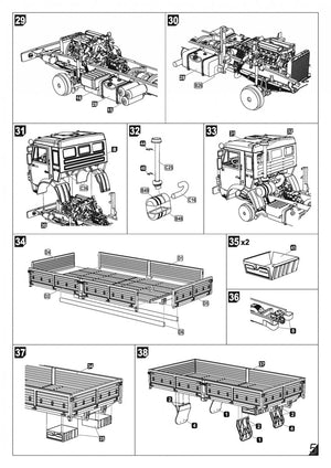 Armory Models 72448-R Russian Modern 6×6 Military Cargo Truck mod.43114 1/72 – image 11