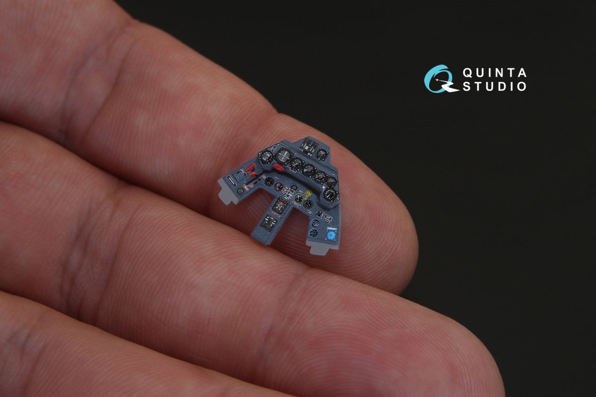 Quinta Studio QD48156 FW 190A-5 3D-Printed &amp;amp; colored Interior on decal paper (for Hasegawa kit) 1/48 – image 6