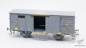 Saber 35A01 German Railway G10 covered wagon 1/35 – Bild 2