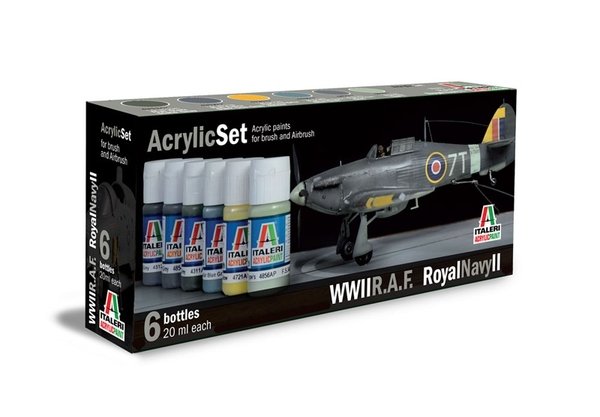 Italeri 444AP British RAF/Royal Navy (Set II, World War II) 6x20ml