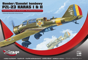 Mirage Hobby 481304 PZL-23 KARAS I &amp;amp; II &amp;#39;Królewskie Rumuńskie siły powietrzne&amp;#39; 1/48