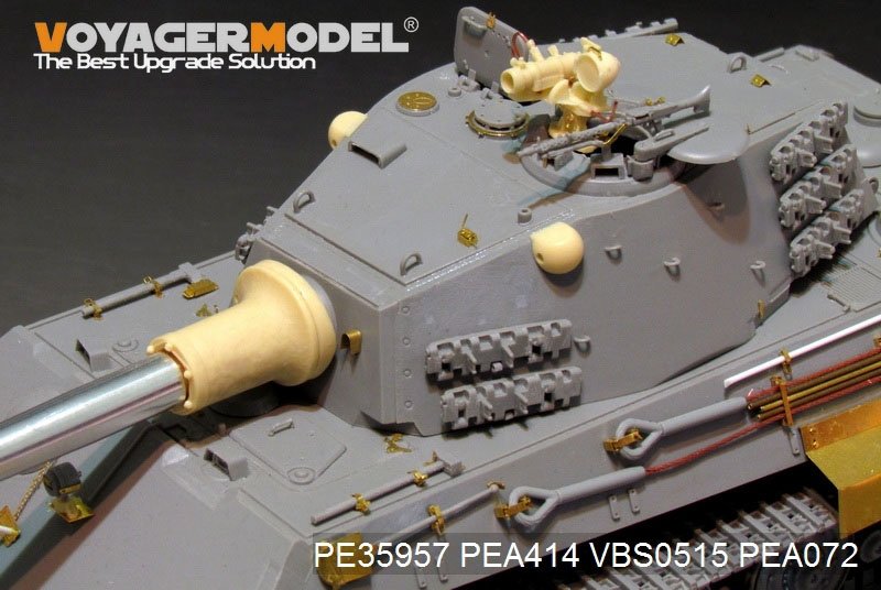Voyager Model PE35957 WWII German King Tiger (Hensehel Turret) For HOBBYBOSS 84533 1/35 – obrázek 12