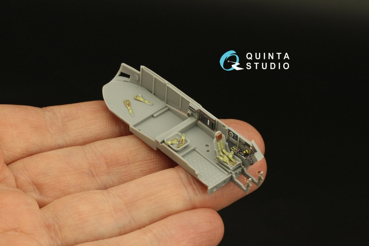 Quinta Studio QD72052 Fw 189A 3D-Printed &amp;amp; colored Interior on decal paper (ICM) 1/72 – Bild 4