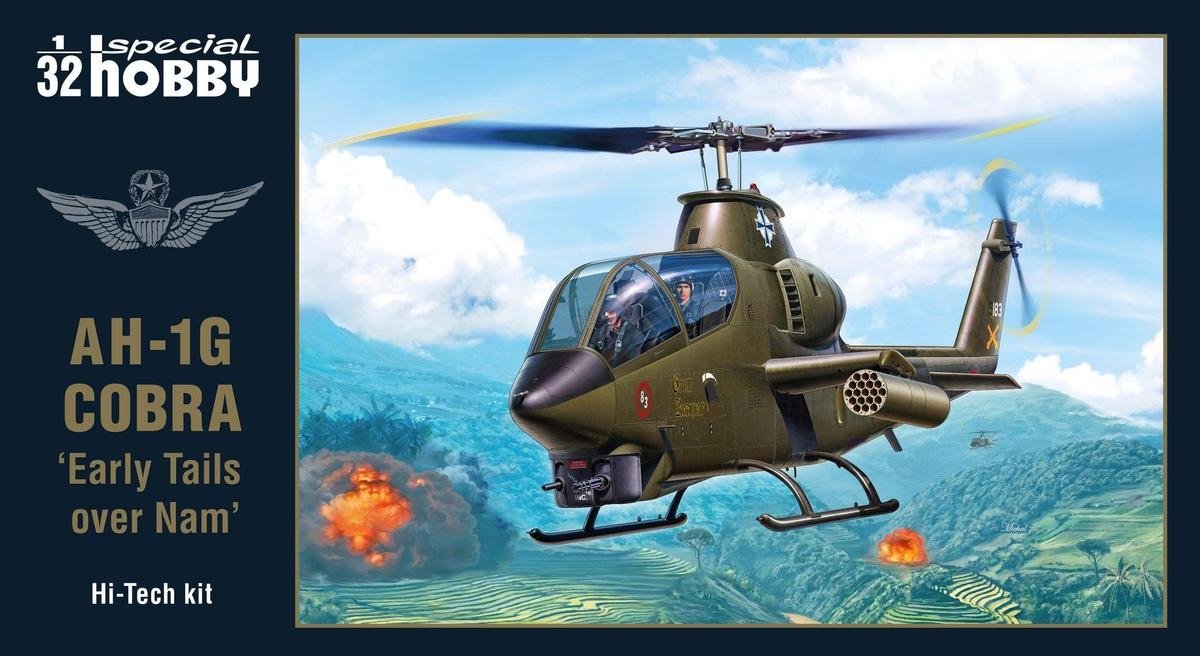 Special Hobby 32082 AH-1G Cobra 'Early Tails over Vietnam' Hi-Tech Kit 1/32