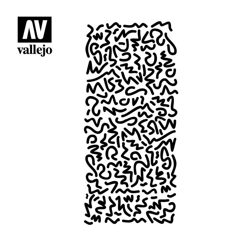 Vallejo ST-CAM001 Luftwaffe WWII Shingles Camo Stencil 1/32 – image 2