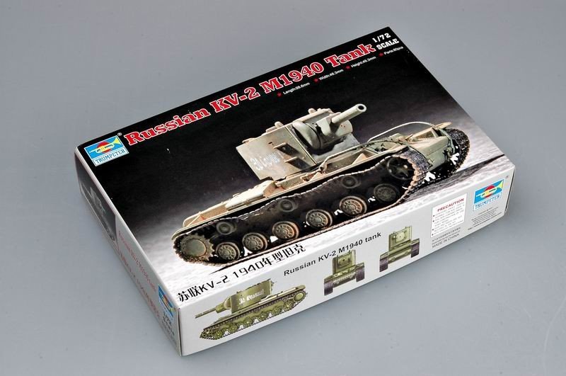 Trumpeter 07235 Soviet KV-2 M1940 tank 1/72 – Bild 2