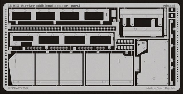 Eduard 36015 Stryker additional armor 1/35 Trumpeter