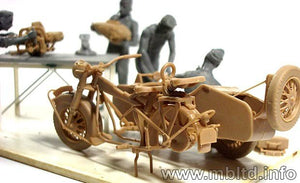 Master Box 3560 German motorcycle repair team (1/35) – image 12