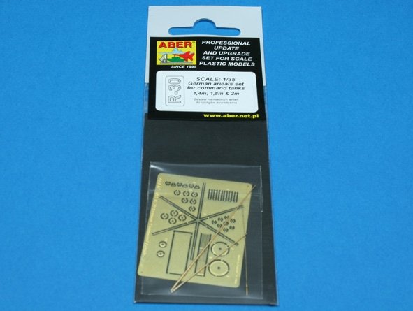 Aber R-30 German 2m, 1.8m and 1.4m aerials for command tanks (1/35) – immagine 3
