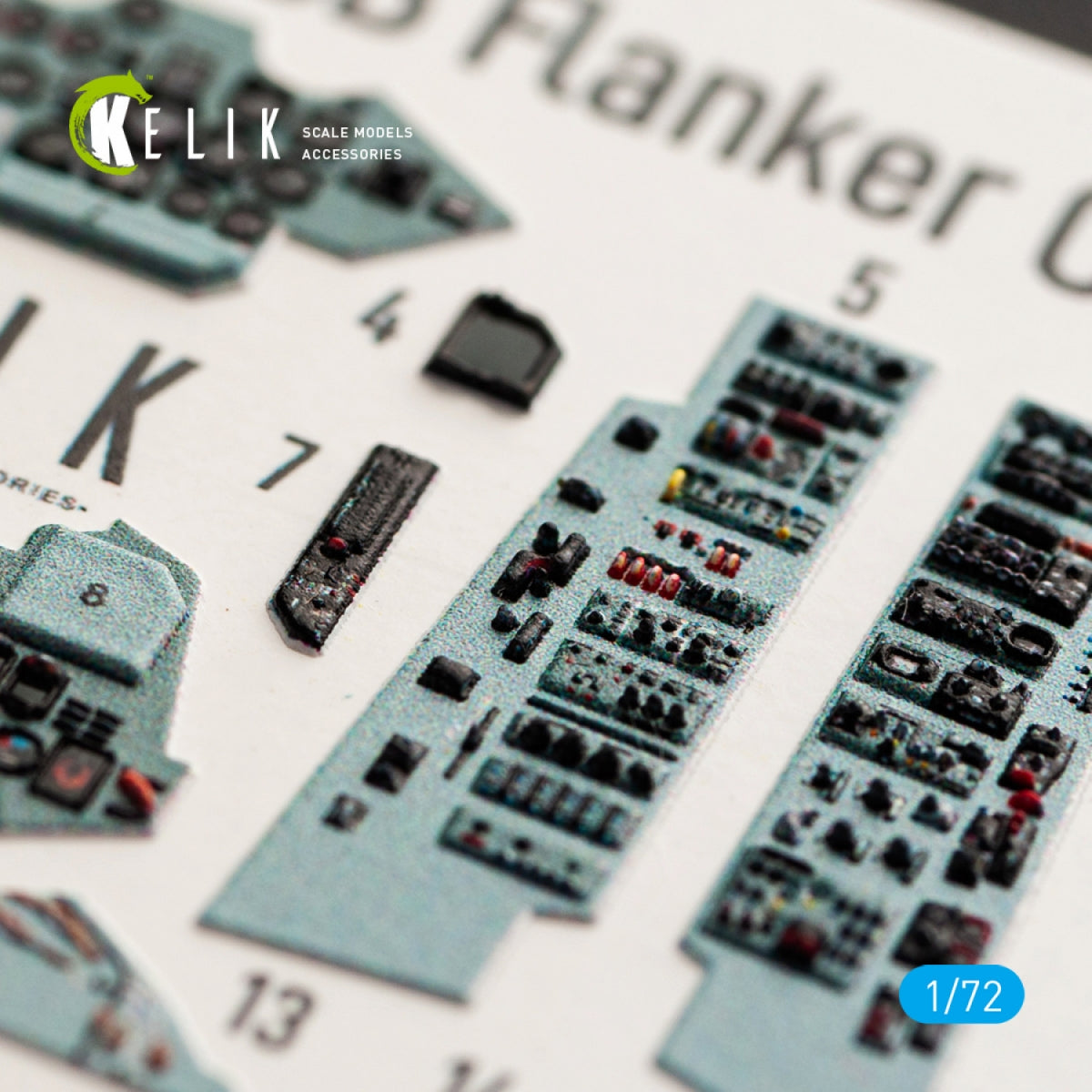 KELIK K72041 SU-27UB INTERIOR 3D DECALS FOR TRUMPETER KIT 1/72 – Bild 4