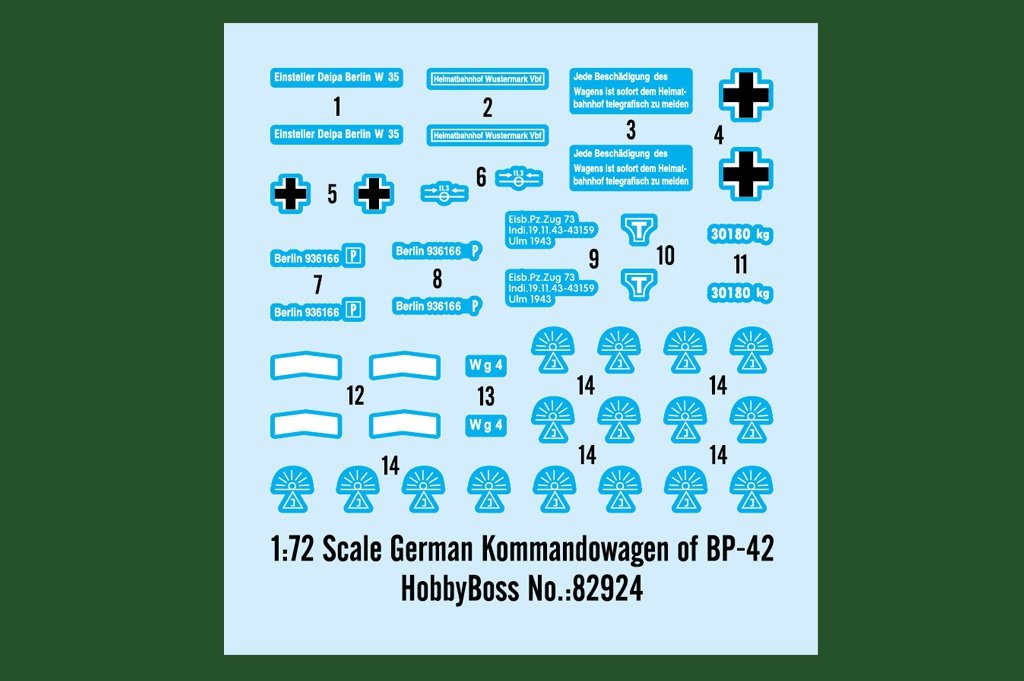 Hobby Boss 82924 German Kommandowagen of BP-42 1/72 – zdjęcie 6