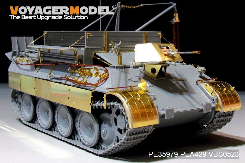 Voyager Model PE35979 WWII German Bergepanther Ausf.A (Early type,Panther A tool holders) Basic For TAKOM 2101 1/35 – Bild 2