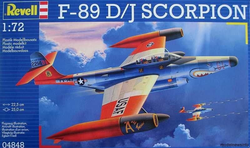 Revell 04848 F-89 D/J SCORPION 1/72