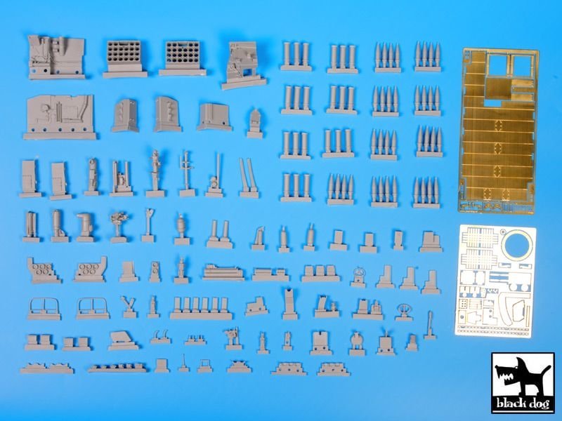 Black Dog T35101 M 109 A2 interior accessories set 1/35 – obrázek 6