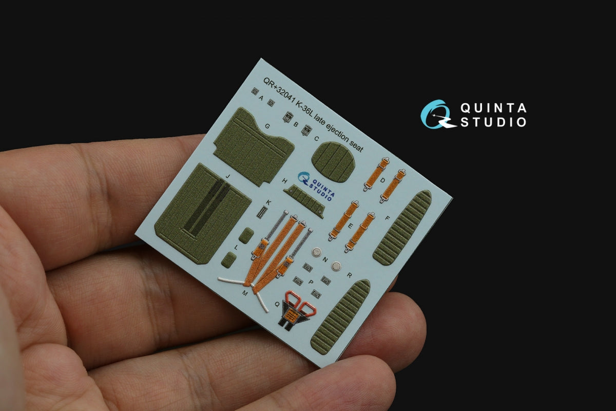 Quinta Studio QR+32041 K-36L (late) ejection seat (for Su-25/Su-25SM aircraft since 2008) (All kits) 1/32 – imagen 3