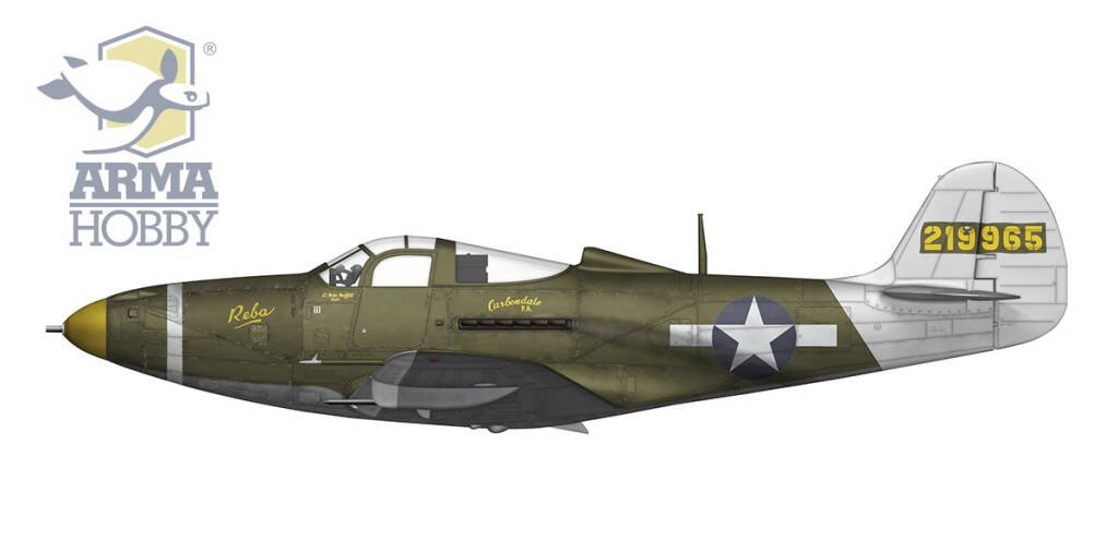 Arma Hobby 70055 P-39Q Airacobra 1/72 – obrázek 8