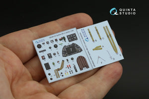 Quinta Studio QD48135 Spitfire Mk.V 3D-Printed &amp;amp; colored Interior on decal paper (Airfix) 1/48 – obrázek 2