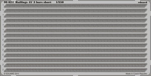 Eduard 99024 Railings 45´ 3 bars short 1/350