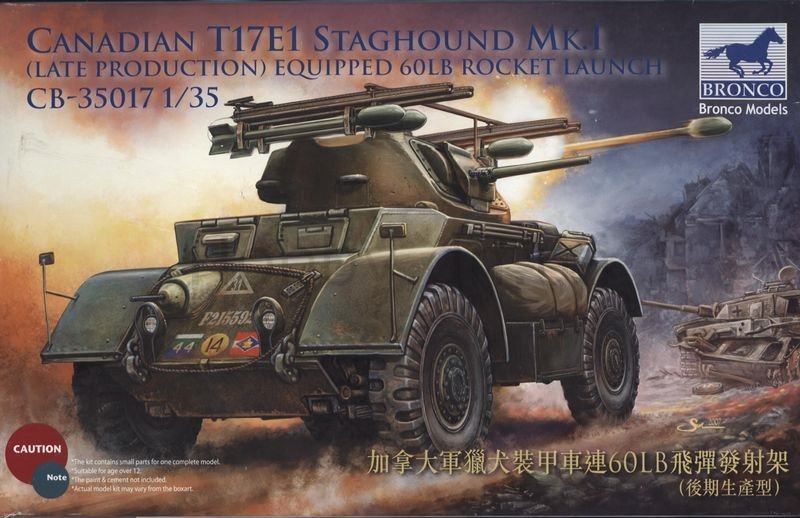 Bronco 1/35 Canadian T17E1 Staghound Mk.I (CB35017)