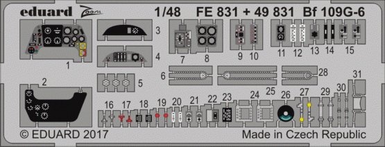 Eduard 49831 Bf 109G-6 ZVEZDA 1/48 – immagine 2