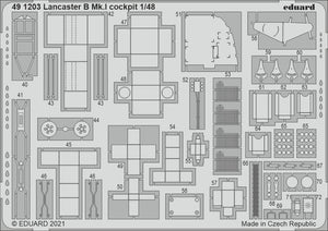 Eduard 491203 Lancaster B Mk.I cockpit HK Models 1/48 – Bild 2