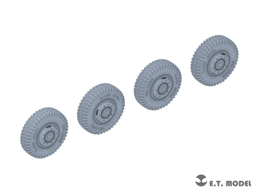 ET Model P35-101 WWII German Sd.Kfz.234 Small Diameter Weighted Wheels Type.1 1/35