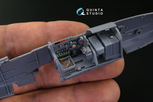 Quinta Studio QD48141 Ki-61-Id 3D-Printed &amp;amp; colored Interior on decal paper (Tamiya) 1/48 – Bild 4