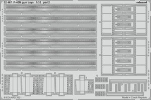 Eduard 32467 P-40M gun bays TRUMPETER 1/32 – image 2