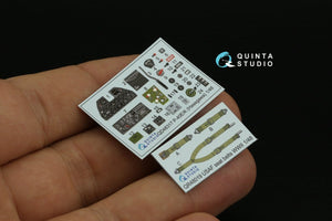 Quinta Studio QD48317 P-40E/K 3D-Printed &amp;amp; colored Interior on decal paper (Hasegawa) 1/48 – Bild 5