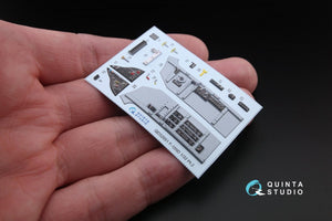 Quinta Studio QD32051 F-105D 3D-Printed &amp;amp; colored Interior on decal paper (for Trumpeter kit) 1/32 – image 4