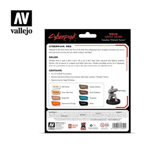 Vallejo 72309 Cyberpunk RED Solo Paint Set 8x17ml – immagine 2