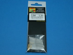 Aber 350L-51 Set of barrels 356mm x 12; 127mm x 20; 28mm x 8 for Arizona class battleships 1/350 – Bild 4