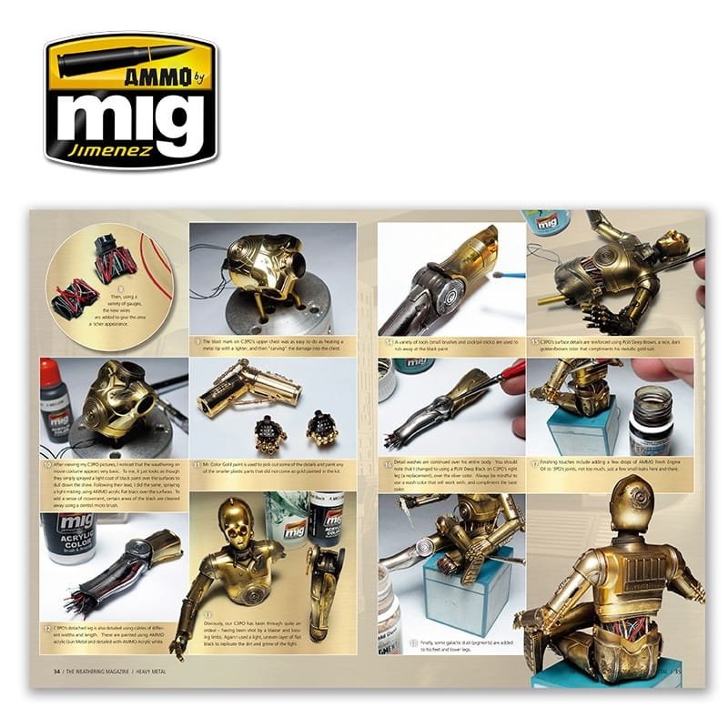 AMMO of Mig Jimenez 4513 - The Weathering Magazine - Heavy Metal (English Version) – Bild 2