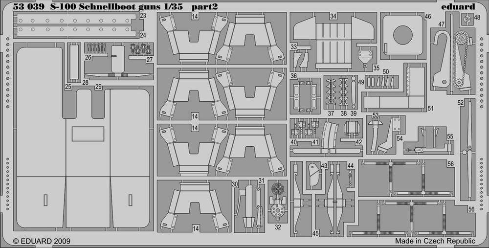 Eduard 53039 S-100 Schnellboot guns ITALERI 1/35 – image 2