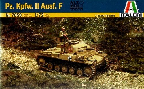 Italeri 7059 Pz.Kpfw.II Ausf.F 1/72