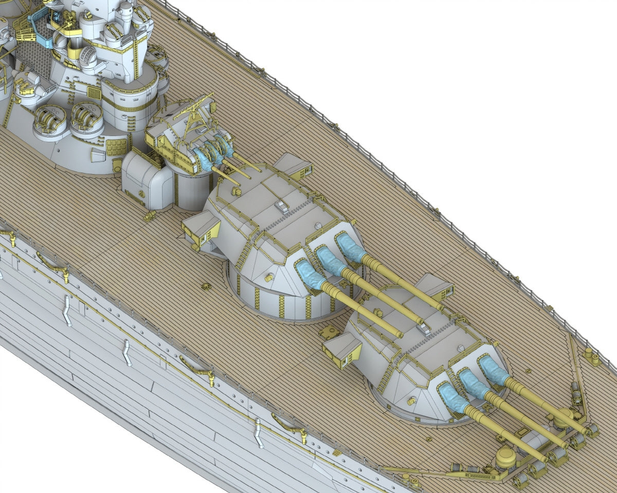 Pontos 70003R1 IJN Battleship Yamato 1941 1/700 – image 12