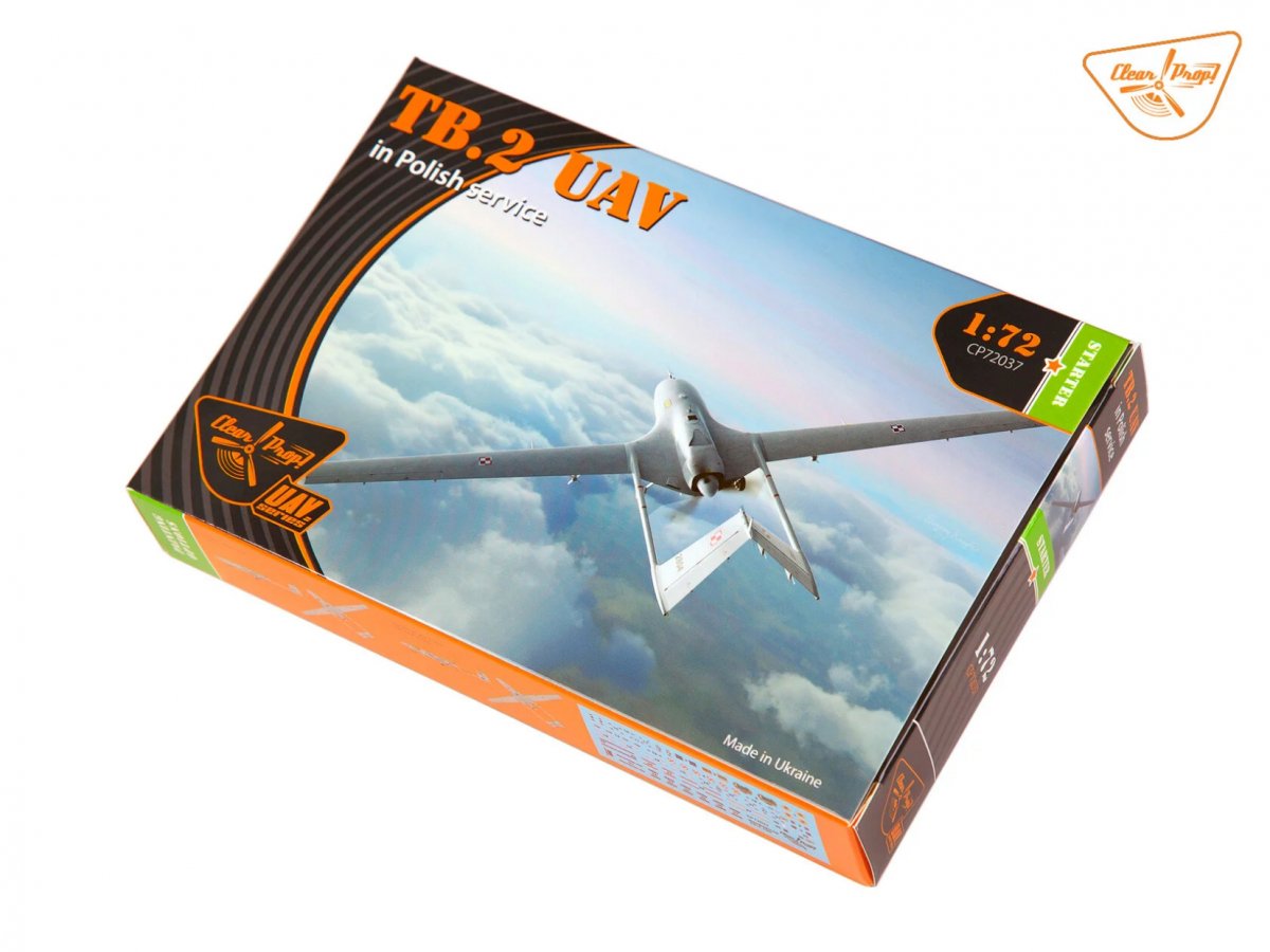 Clear Prop! CP72037 TB.2 UAV en service polonais - Kit de démarrage 1/72 – image 2