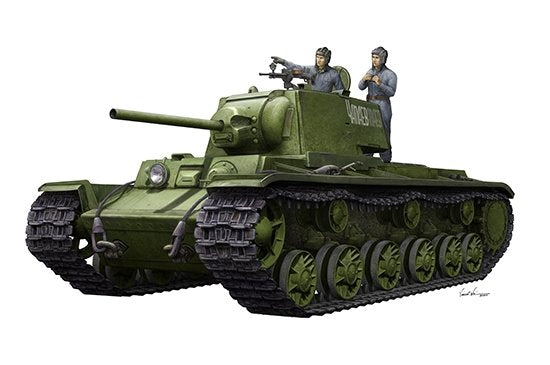 Trumpeter 09597 KV-1 1942 Simplified Turret Tank w/Tank Crew 1/35 – Bild 2