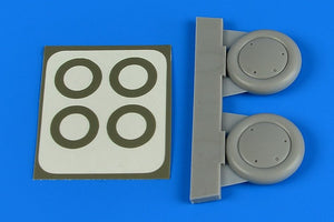 Aires 4717 Gloster Gladiator wheels &amp;amp; paint masks 1/48 RODEN / EDUARD