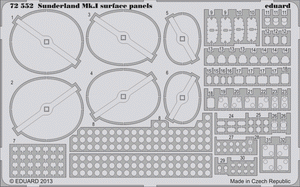 Eduard 72552 Sunderland Mk. And surface panels 1/72 ITALERI