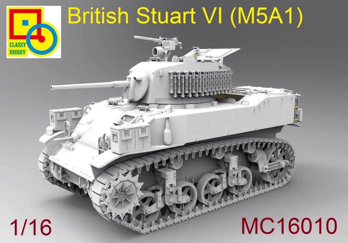 Classy Hobby MC16010 British Stuart VI M5A1 1/16 – image 3