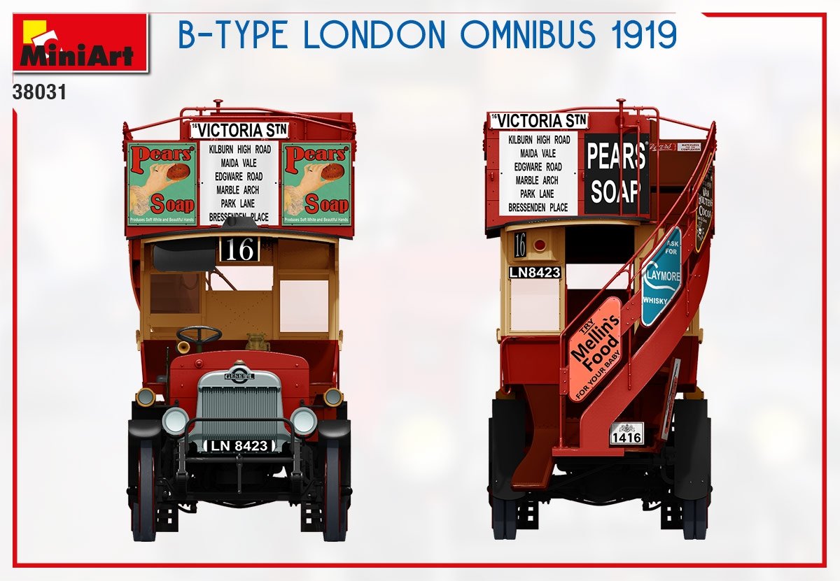MiniArt 38031 B-TYPE LONDON OMNIBUS 1919 1/35 – image 6