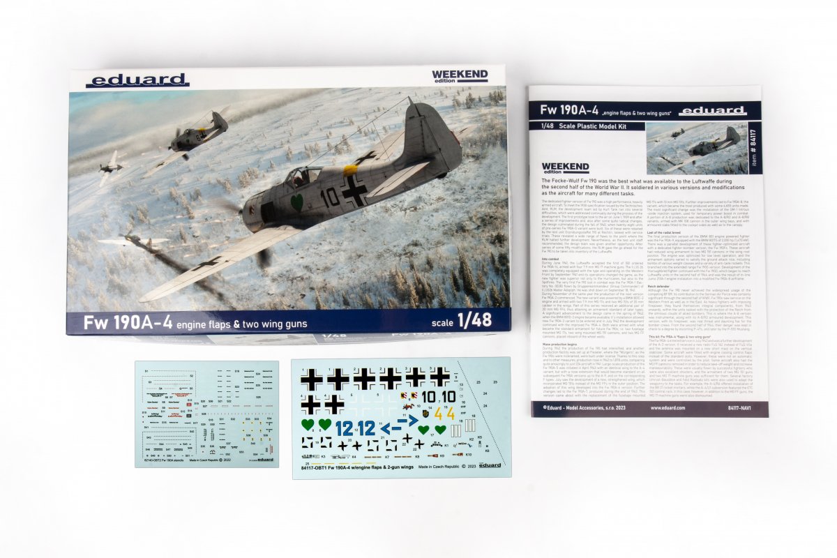 Eduard 84117 Fw 190A-4 w/ engine flaps &amp;amp; 2-gun wings 1/48 – image 3