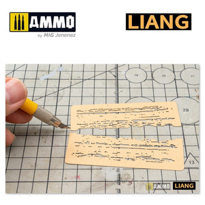 Liang 0009 Chipping Effects Airbrush Stencils – image 6