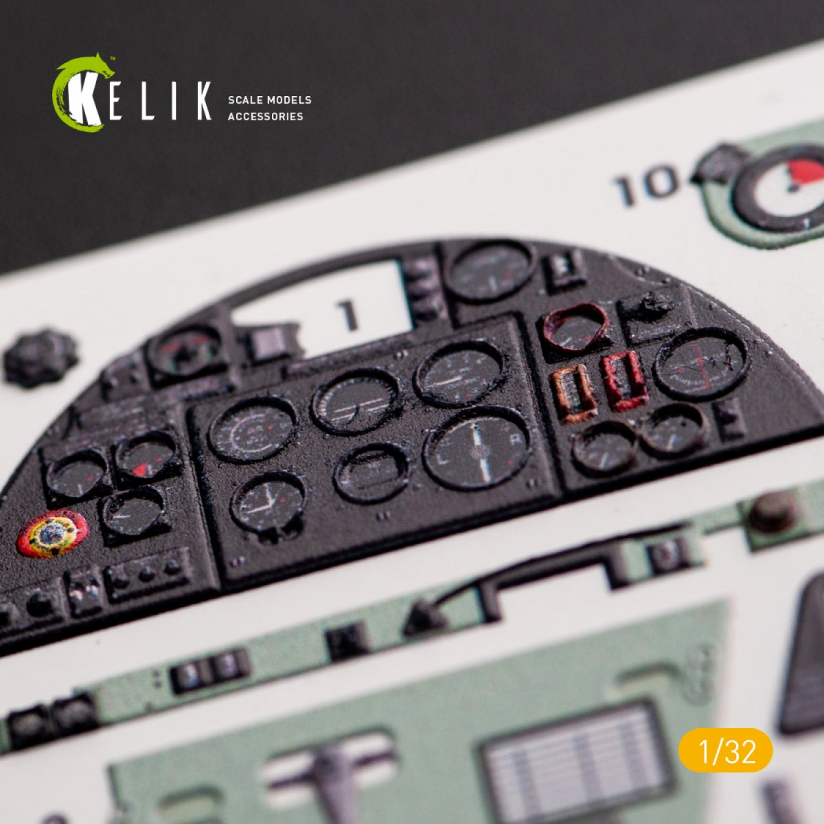 KELIK K32012 HAWKER HURRICANE MK.IIB - INTERIOR 3D DECAL FOR REVELL KIT 1/32 – image 4