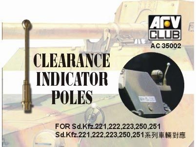 AFV Club AC35002 Clearance Indicator Poles 6 pcs