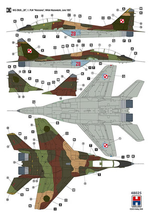 Hobby 2000 48025 MiG-29UB Force aérienne polonaise 1/48 – image 3