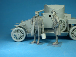 Copper State Models F35-007 British RNAS Armored Car Division Crewman with a bucket 1/35 – image 2
